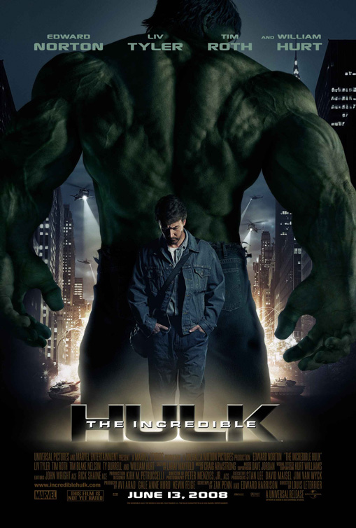 Affiche du film L'Incroyable Hulk