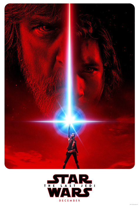 Affiche du film Star Wars, épisode VIII : Les Derniers Jedi