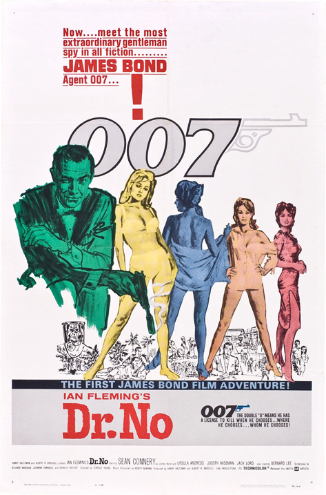 Affiche du film James Bond 007 contre Dr No