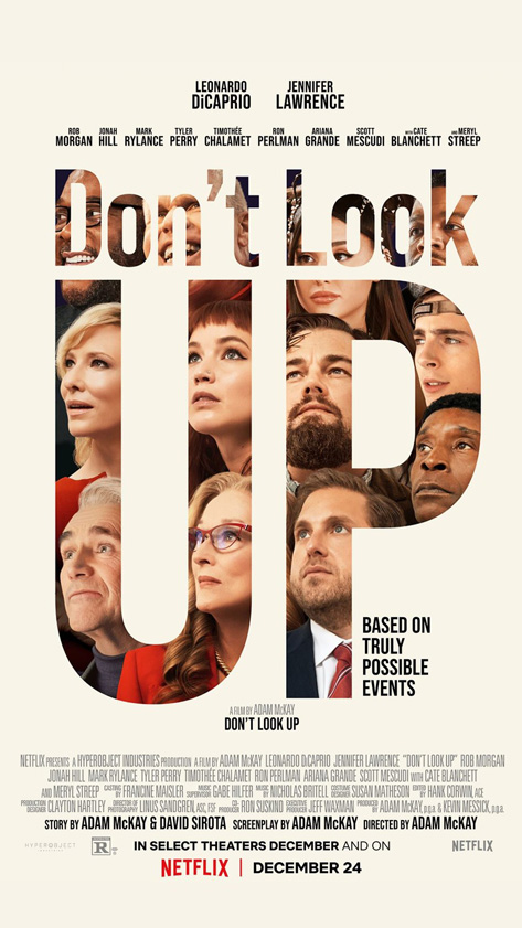 Affiche du film Don't Look Up : Déni cosmique