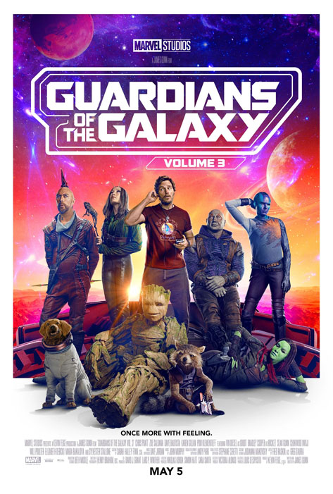 Affiche du film Les Gardiens de la Galaxie Vol. 3